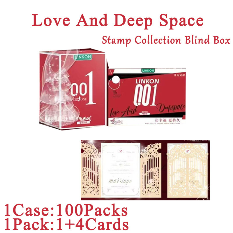 100PCS/Wholesale Love And Deep Space Stamp Collection Wave 2 Full Set Blind Box Children Toys And