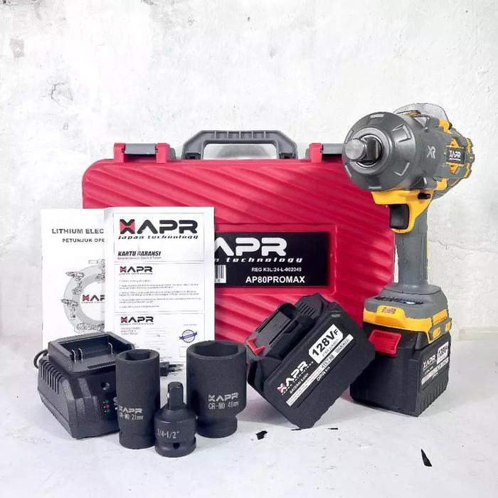 Gudang Jatek XAPR IMPACT WRENCH APR AP80PROMAX Apr RAJA impact wrench xtra jumbo 3/4inch 3000NM