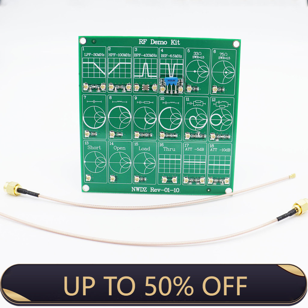 Frequency Test Board Rf Demo Kit Nanovna Rf Tester Board Filter Attenuator For Nano Vna-F Nano Vna-H