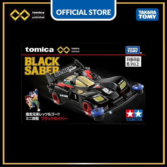TOMICA PREMIUM UNLIMITED TAMIYA MINI 4WD BLACK SABER