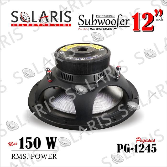 SUBWOOFER 12 INCH 150 WATT RMS DOUBLE COIL PEGASUS PG-1245