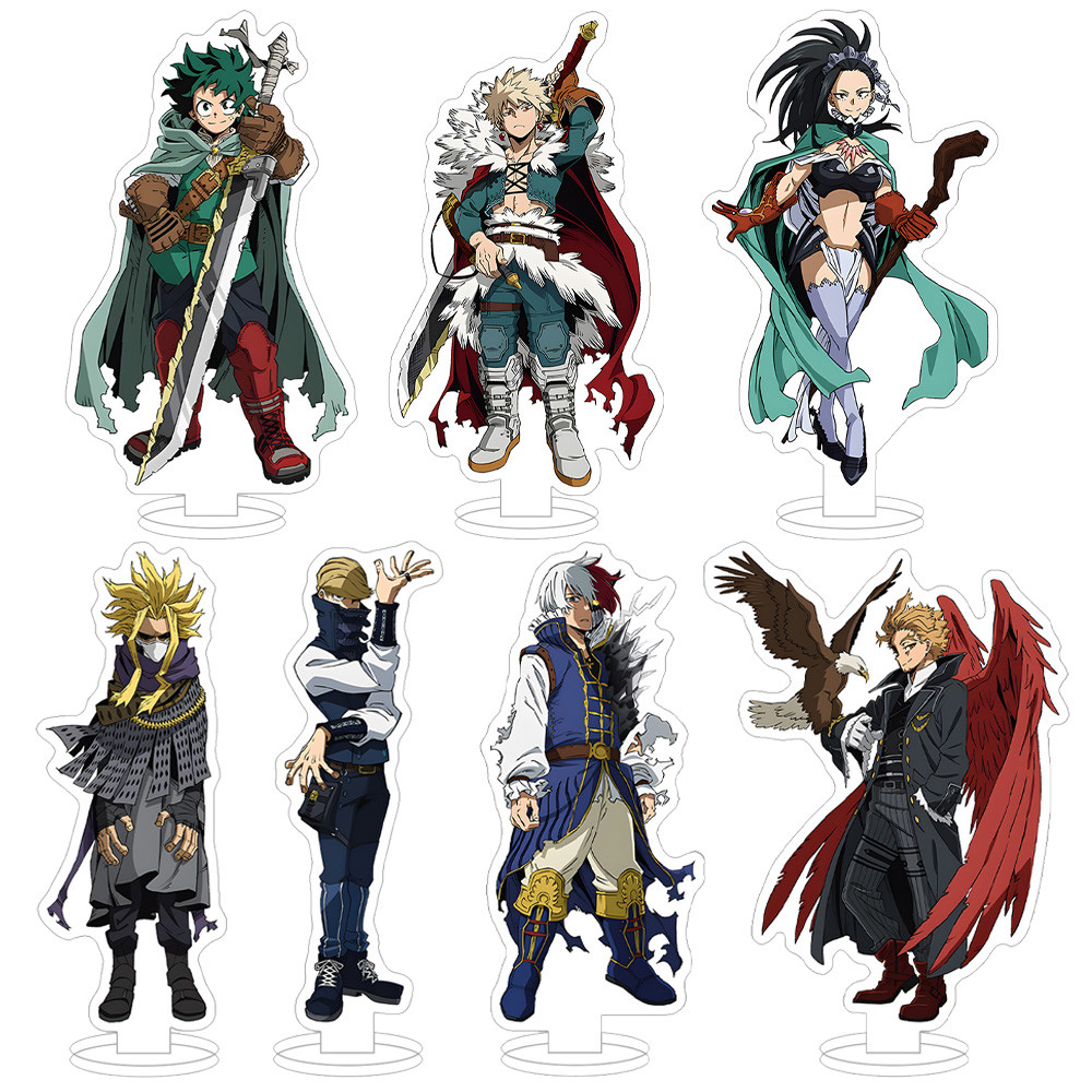 My Hero Academia Top Ten Costume Izuku Midoriya Katsuki Bakugo Shoto Todoroki Momo Yaoyorozu Anime