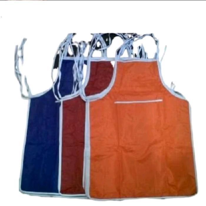 Celemek Polos Anti Air Celemek Bahan Parasut Celemek Warna Polos Waterproof