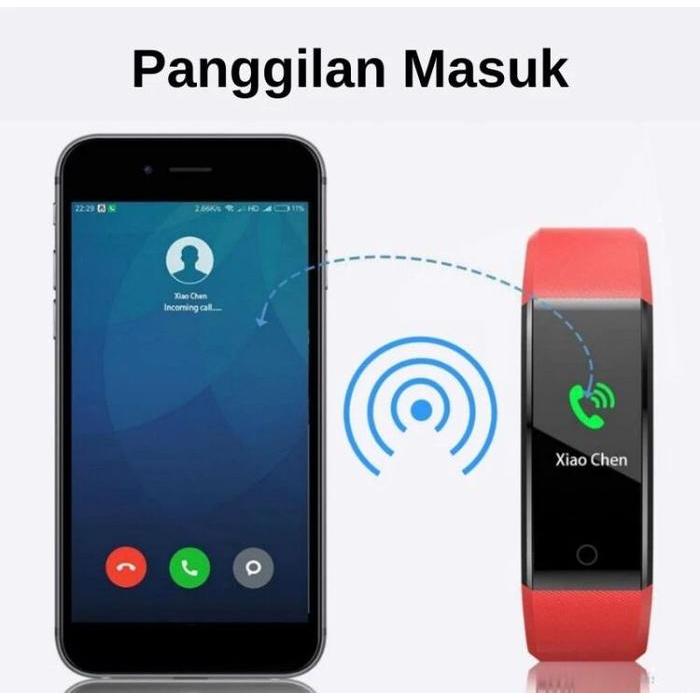JAM GELANG PINTAR SMARTBAND COGNOS B11 SMARTWATCH HEART RATE MONITOR