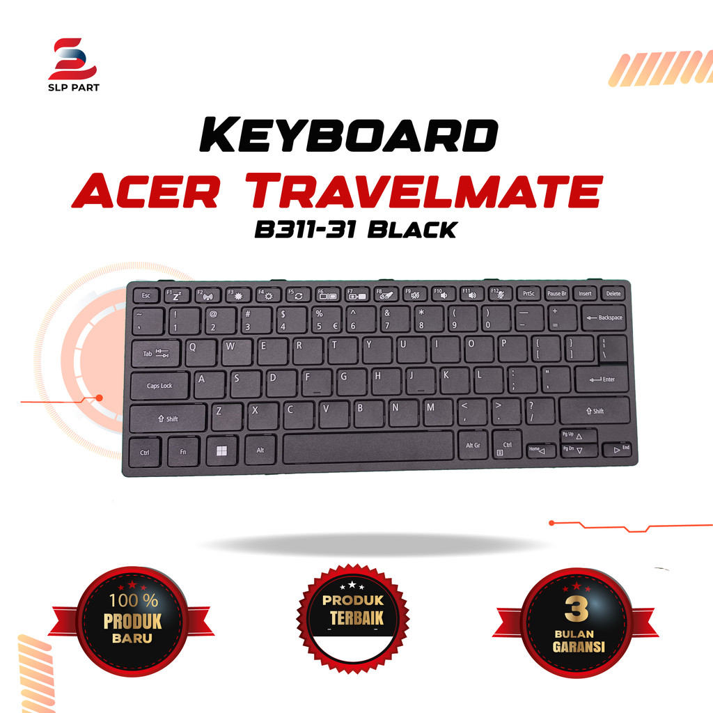 Keyboard Acer Travelmate B311-31 Black