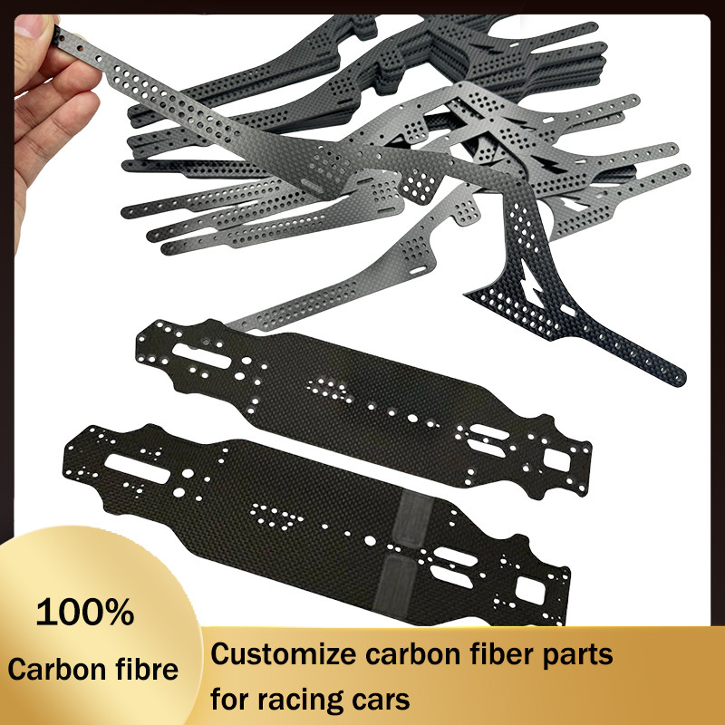 Custom RC racing carbon fiber frame carbon fiber chassis RC model RC cars RC trucks Custom RC cars