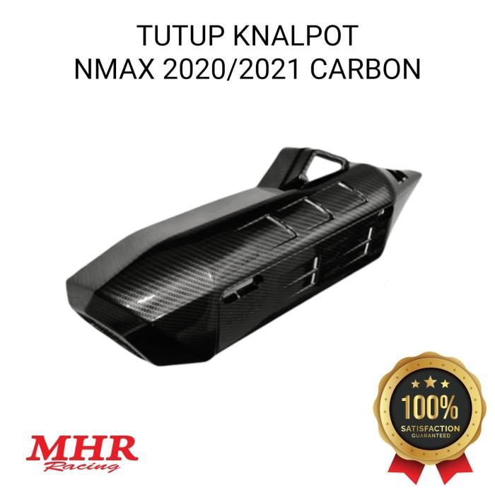 Tutup Knalpot All New Nmax Maximus Mhr Racing Carbon Cover Knalpot