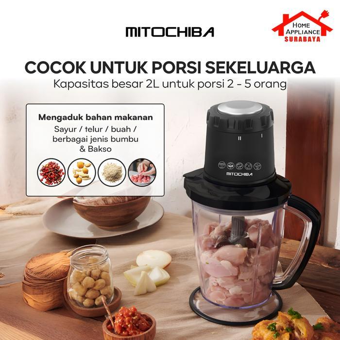 New MITOCHIBA Food Magic Chopper Blender Serbaguna Multi Blend MITO CH 200 / CH-200 / CH200