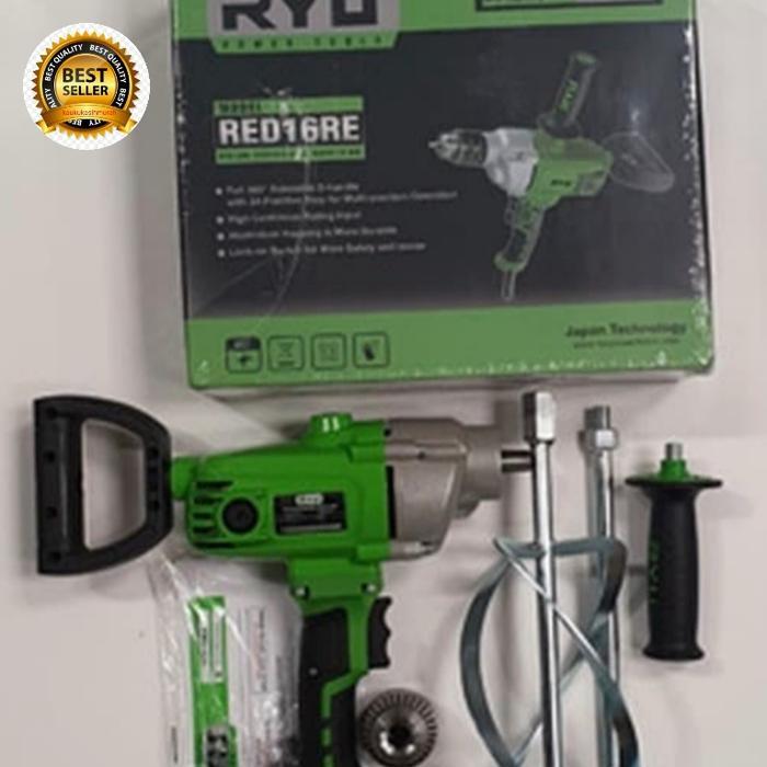Hemat Mesin Mixer/Pengaduk Cat/Semen Ryu Red16Re By:Ryu Japan Technology Perlengkapan Bor Terlariss