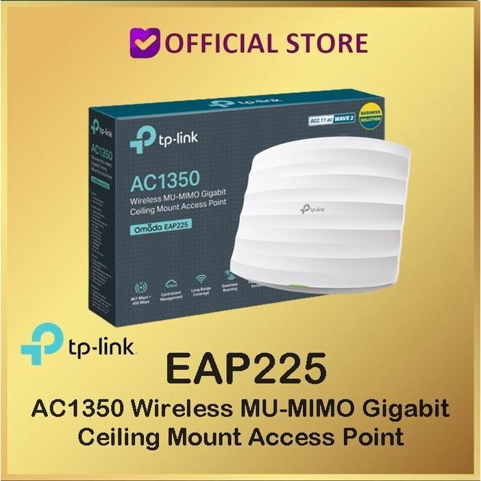 zii8- Tp-Liink Eap225 Ac1350 Wireless Dual Band Gigabit Ceiling Mount Eap225