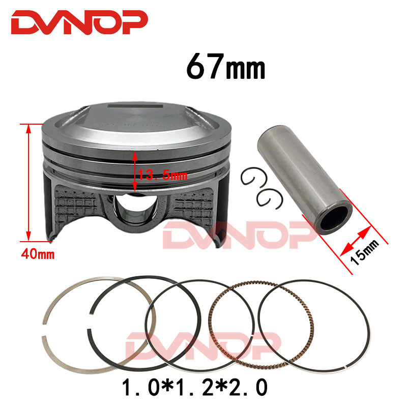 67mm 233cc Piston Ring Kit Set For Honda CRF230F CRF 230F CRF230 F