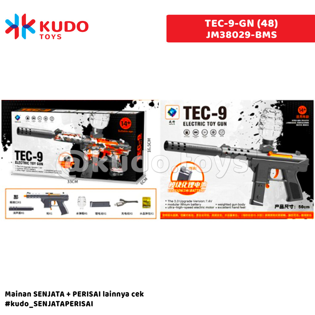 Kudo Toys - Mainan Anak TEC-9-GN (48) JM38029-BMS