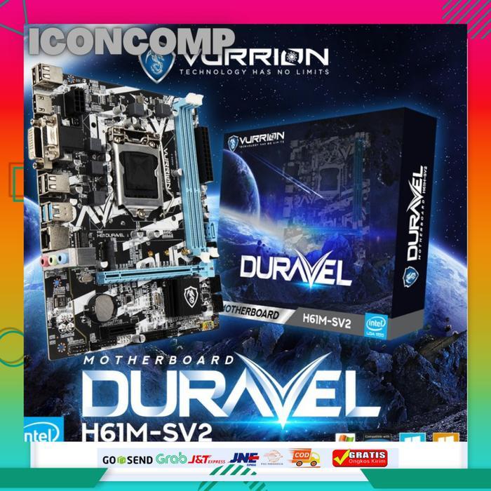 MOTHERBOARD VURRION DURAVEL H61M-SV2 LGA 1155