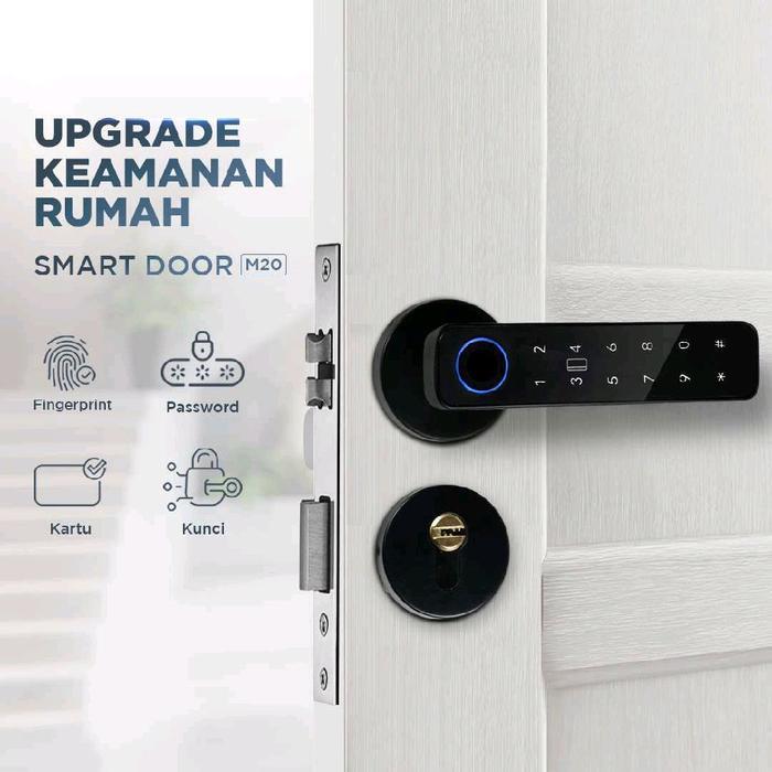 SMART LOCK DOOR LOCK KUNCI PINTU RUMAH DIGITAL GAGANG PINTU SIDIK JARI
