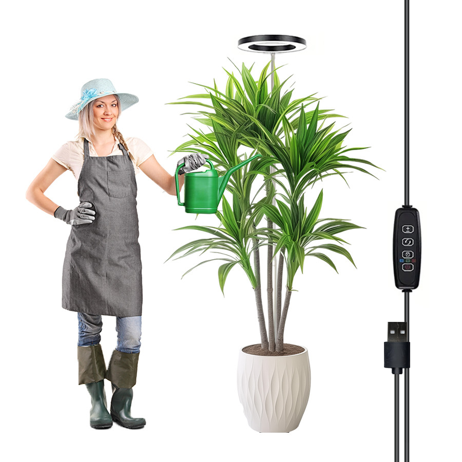 Telescopic Up To 65 Inch Indoor Full-Spectrum Growth Light Led Plant Growth Light With Automatic