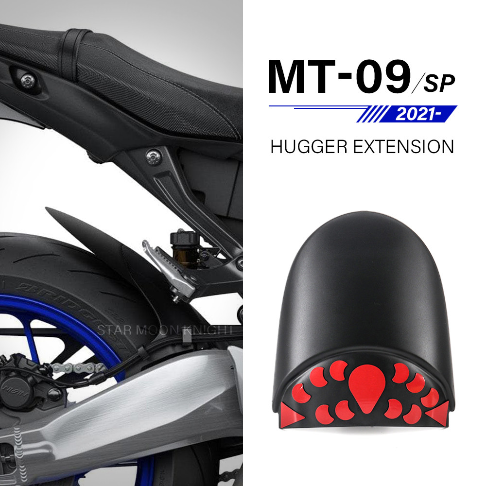 Motorcycle Accessories Rear Mudguard Fender Rear Extender Hugger Extension For Yamaha Mt09 Mt-09 Mt