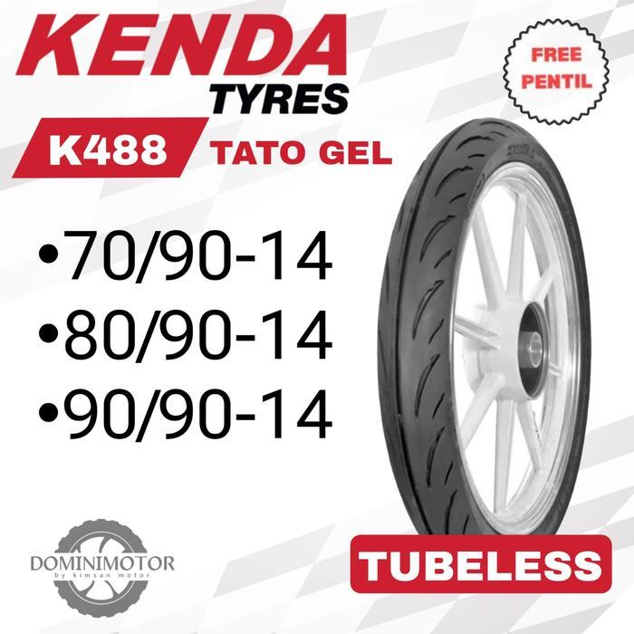 KENDA TATO GEL K488 RING 14 Ban Motor Ring 14 Ban Motor Tubles Ring 14 anti bocor