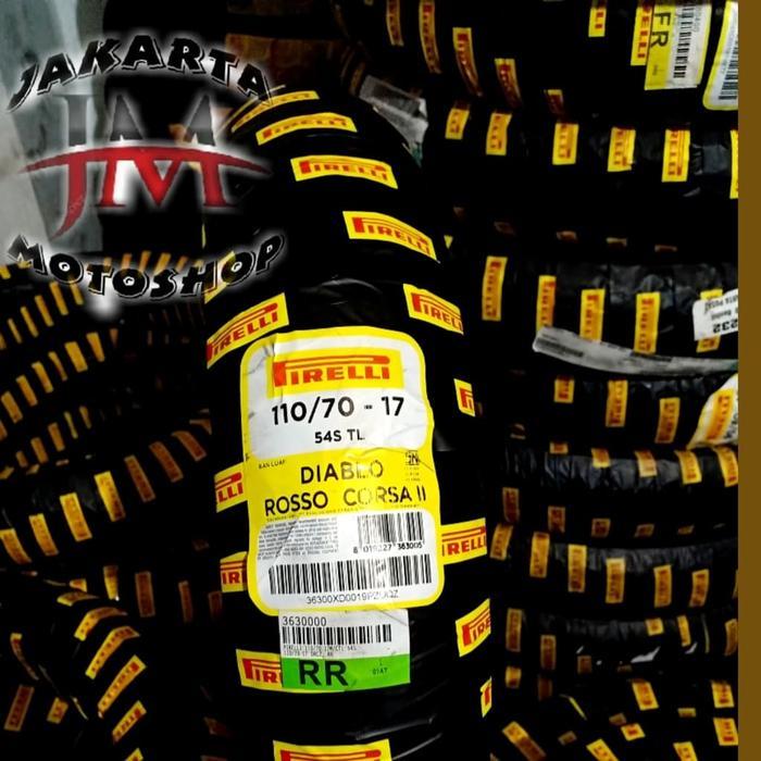 Ban Soft Compound PIRELLI Diablo Rosso Corsa II 2 110/70 Ring 17