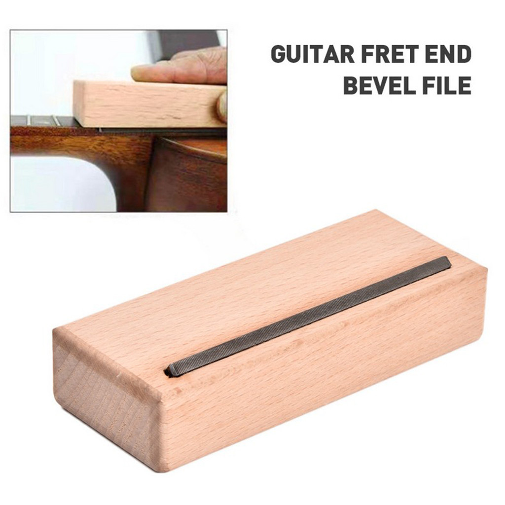 45°Guitar Fret End Bevel  Luthier Professional Repair Tools Hard Maple Guitar Fret Luthier Tool Acce