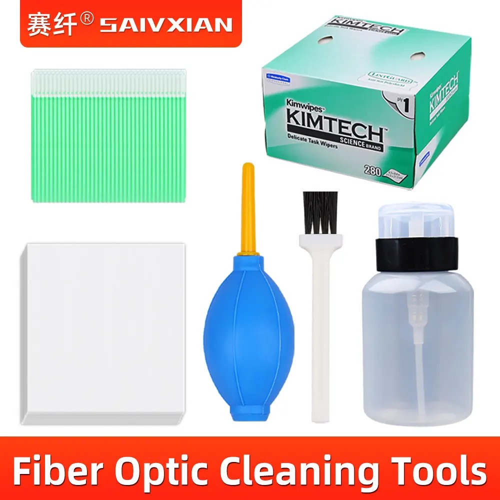 Fiber Optic Cleaning Sticks Fiber Optic Swabs For 1.25Mm/2.5Mm Lc/Sc/Fc/St Connectors 100Pcs Fiber