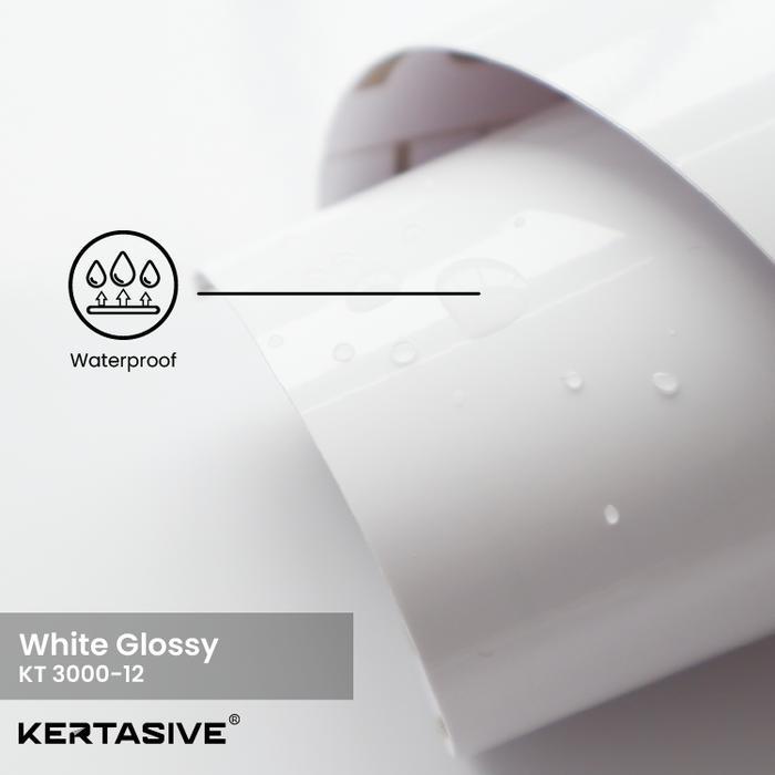 Aj' White Glossy - Pvc Interior Film Kertasive 122Cm