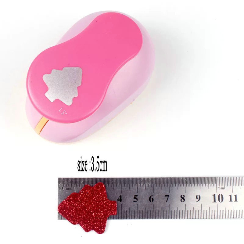 5/8"-3" Christmas tree craft punch hole punch EVA punches DIY paper maker scrapbooking puncher Embos