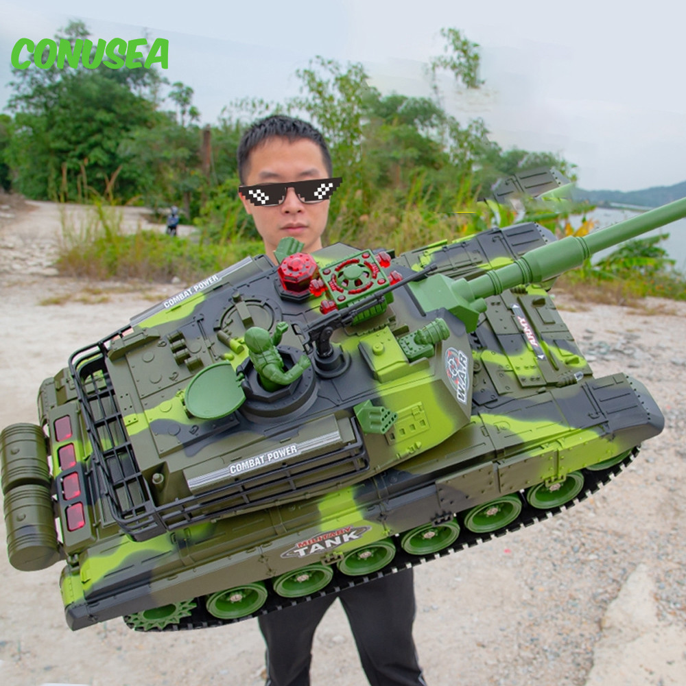 55/44/33Cm Rc Tank Military War Tanks Electric Car Remote Control Simulation Shooting
