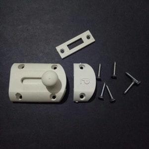 Grendel Plastik/ Grendel PVC buat pintu kamar mandi