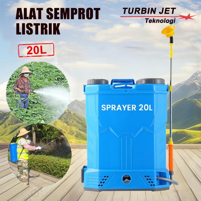 Sprayer Pertanian Knapsack Electric 20 Liter Alat Semprot Tanaman Pertanian Mesin Semprot HAMA