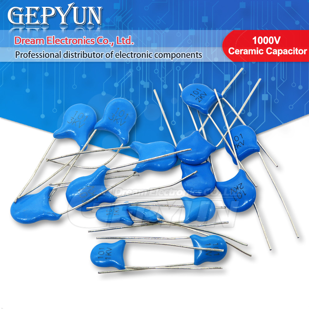 20PCS High Voltage Ceramic Capacitor 1000V 1KV 2KV 3KV 101K 151K 221K 331K 471K 561K 681K 821K 102M