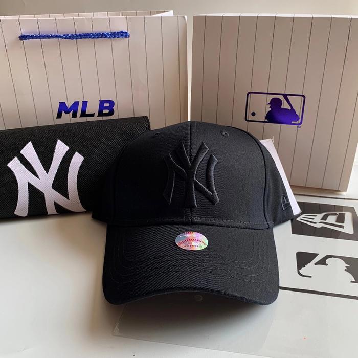 Topi Baseball Mlb Basic Full Black Original Fullset