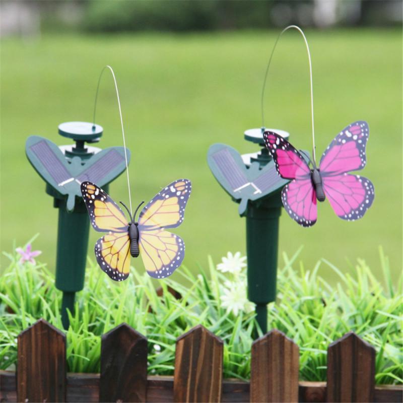 Solar Power Light Outdoor Butterfly Waterproof Flying Butterfly Bird