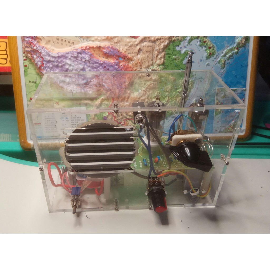 Bile Radio Head FM FM Two-lamp Super Regenerative Tube Radio 6J1+6J1