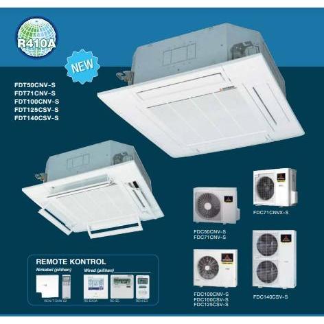 AC CASSETTE 3 PK MITSUBISHI HEAVY INDUSTRI THAILAND FDT 71 CNV.