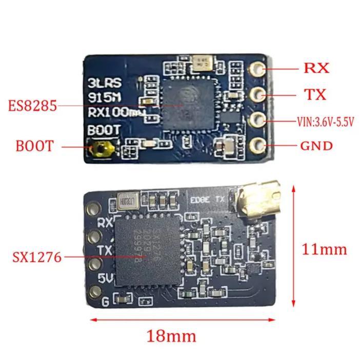 ELRS MINI 915MHZ RX SX1276 EXPRESSLRS NANO LONG RANGE RECEIVER FOR RC FPV LONG RANGE RACING DRONE