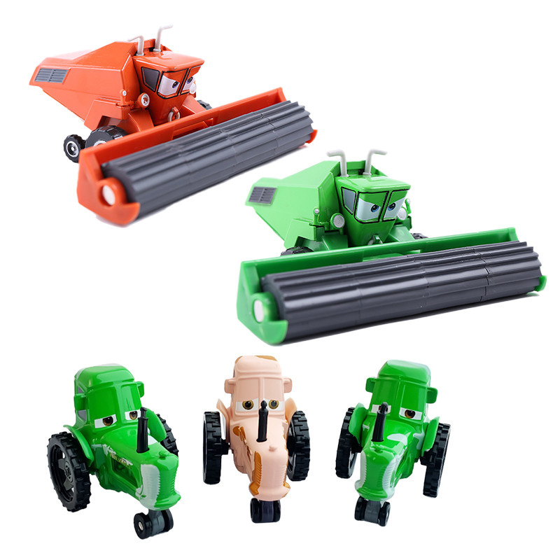 Disney Pixar Cars 2 Lightning Mcqueen Toy Frank Mater Model Collection Diecast Fritter Alloy Dinoco