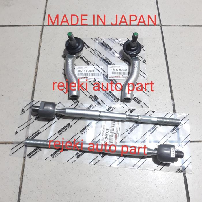 Tie Rod End 1Set+Long Tie Rod 2Pcs All New Yaris Vios Gen 3,Ori/2013Up