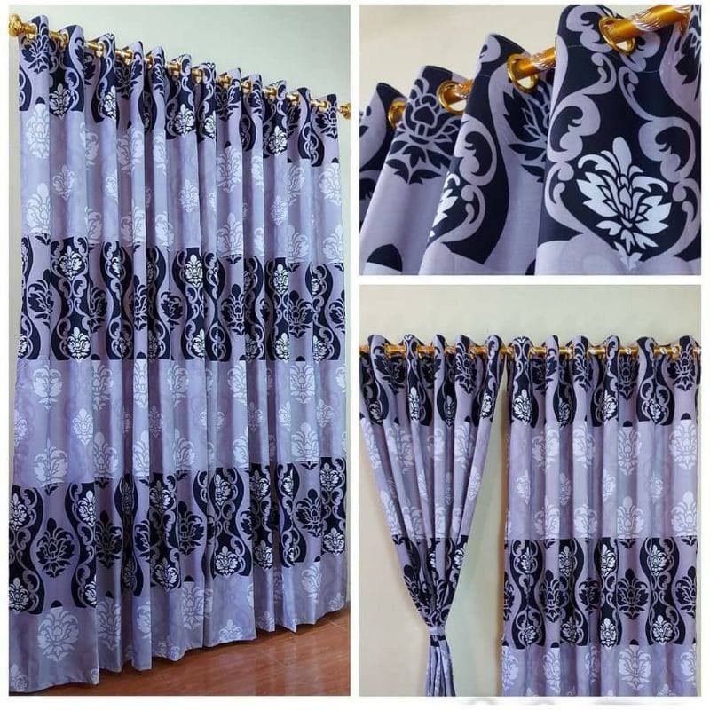 GORDEN SMOKRING RING 12 GORDEN SERUT BELAH TENGAH HORDENG PINTU MOTIF BATIK GREY