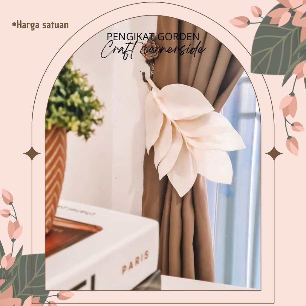 Tali gorden daun / ikat gorden / pengikat gorden