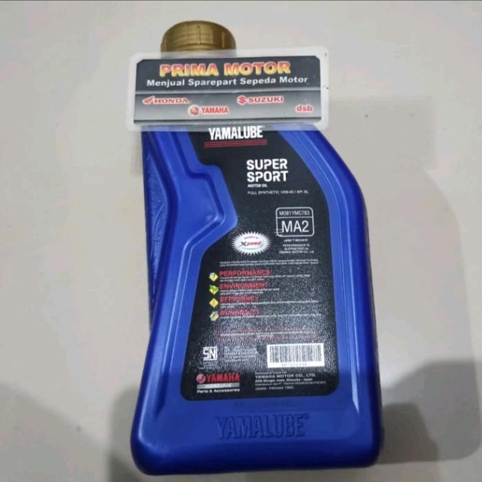 OLI YAMALUBE SUPER SPORT 1L FULL SYNTHETIC API SL 10W 40 ORI YAMAHA