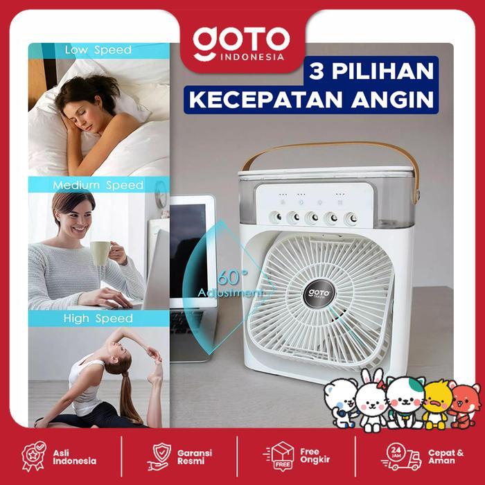 TerbaikGan- Goto Travia Air Cooler Fan Kipas Ac Mini Portable Pendingin Ruangan