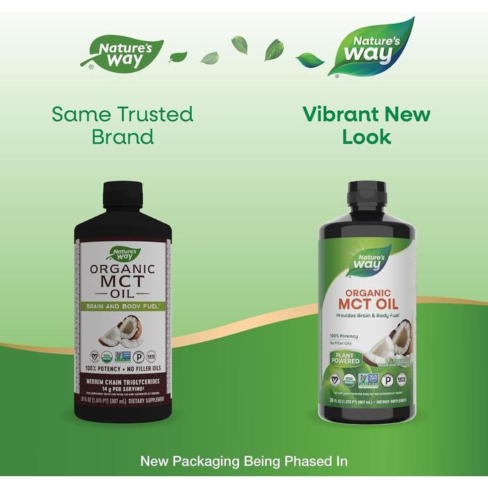 lebx- Nature'S Way Organic Mct Oil 16 Fl Oz (480 Ml)