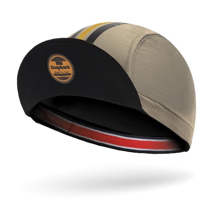 DISKON Topi Sepeda Snapback Dewasa Hijau Strip Hitam Kuning Supreme READY STOCK