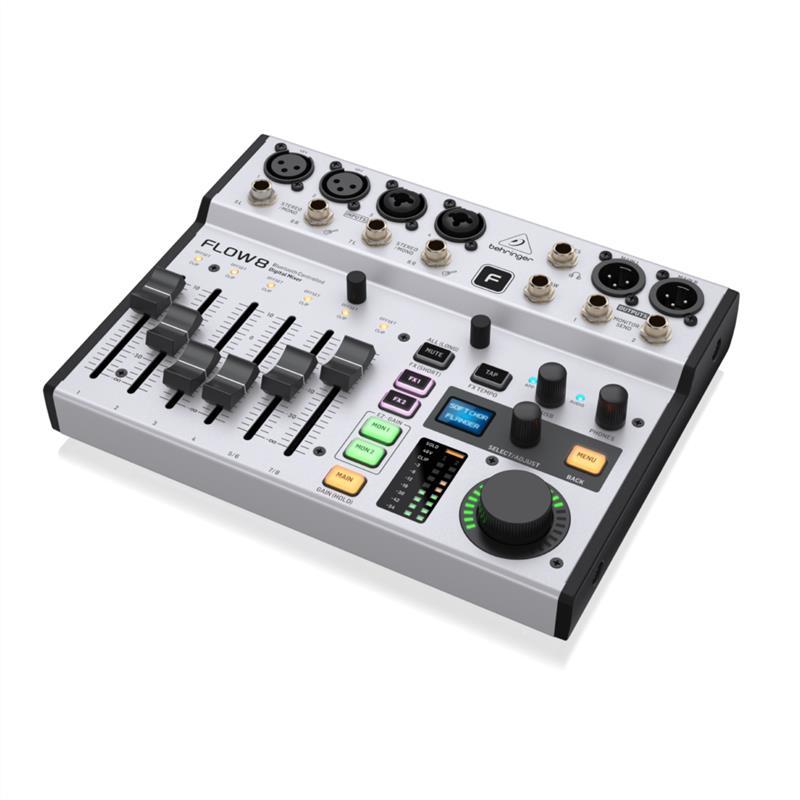 BEHRINGER flow8 8-Input Digital Mixer with Bluetooth Audio and App