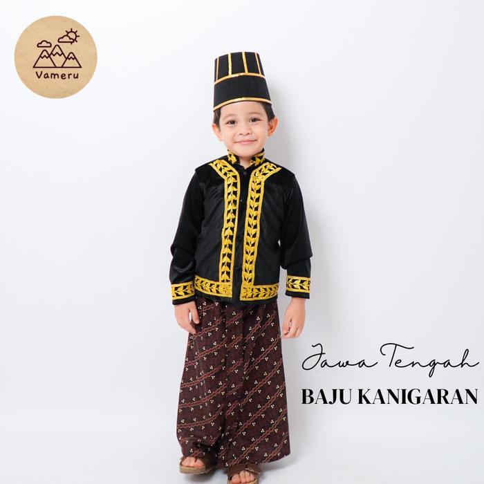 PAKAIAN ADAT ANAK LAKI LAKI JAWA TENGAH