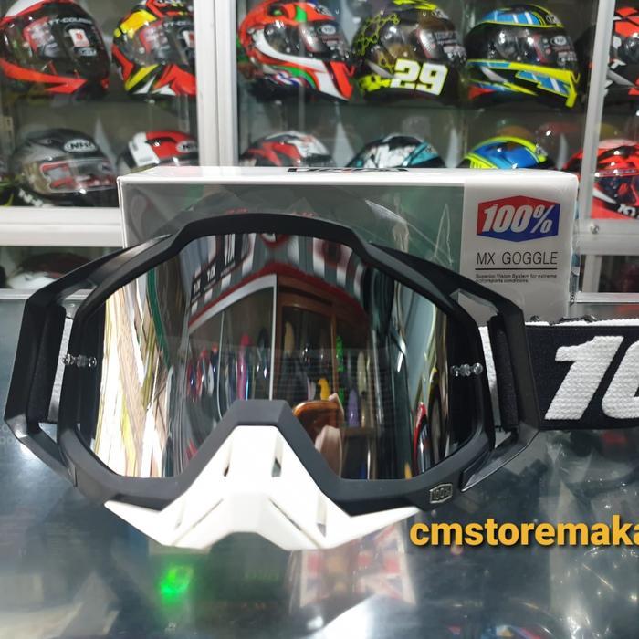 Kacamata Cross Goggle 100% Helm Trail Adventure Dan Helm Cross Jpx Gix