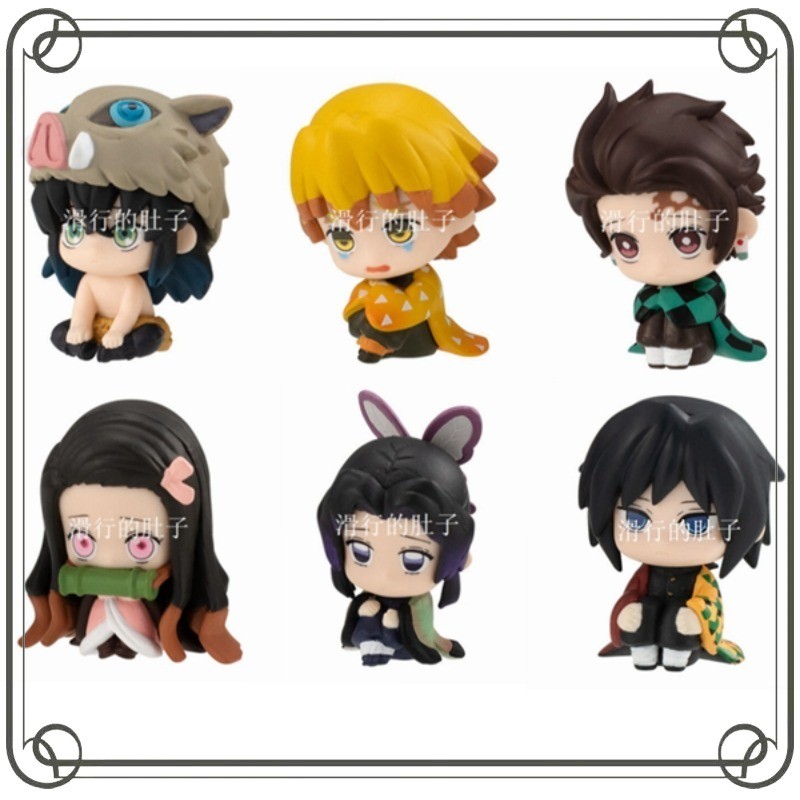 Demon Slayer: Kimetsu No Yaiba Gashapon Kamado Tanjirou Kamado Nezuko Anime Action Figure Model Toys