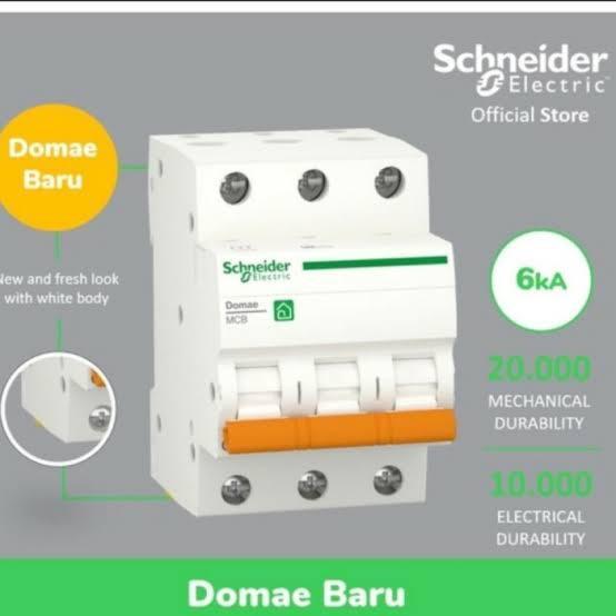 Mcb Schneider 3 Phase 32 A Ori