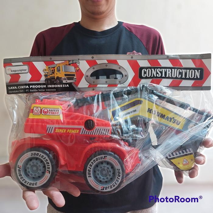 Mainan Mobil Truk Beko jumbo - mainan anak