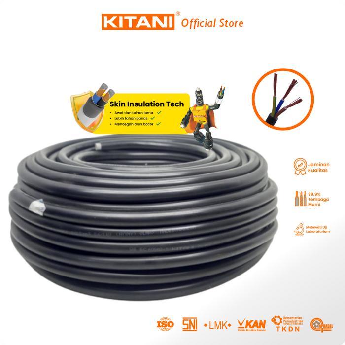 KITANI - NYYHY 31.5 mm - 100 Meter - Kabel Listrik Tembaga Serabut